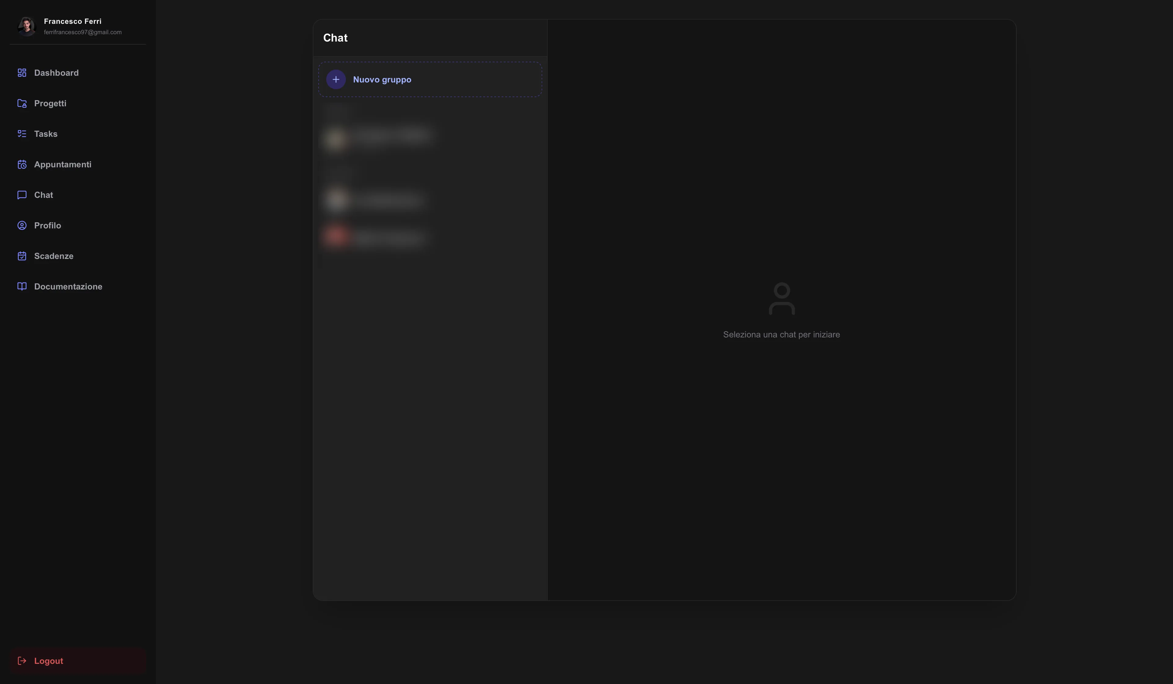 Chat di FF Platform